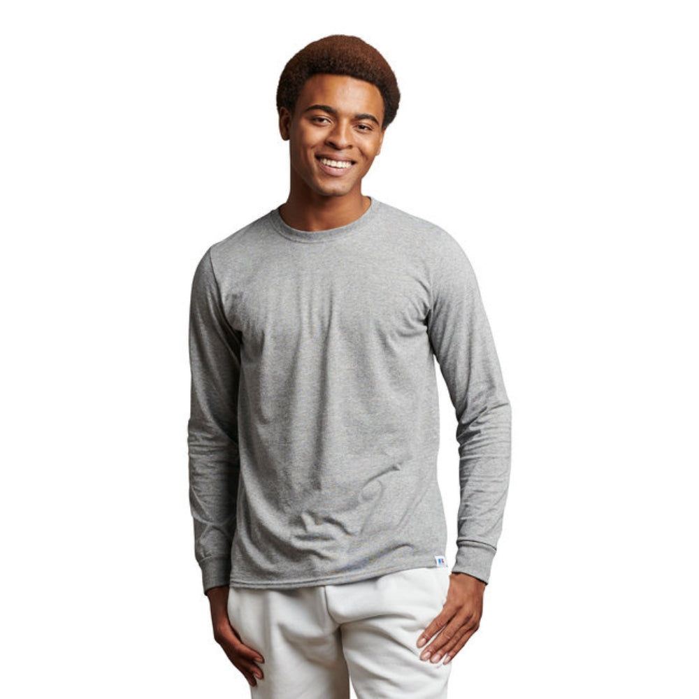 CLASSIC DRI-FIT LONG SLEEVE 60/40 COTTON POLY BLEND RUSSELL