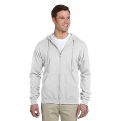 BASIC HOODIE ZIP UP 50/50 COTTON POLY BLEND JERZEES