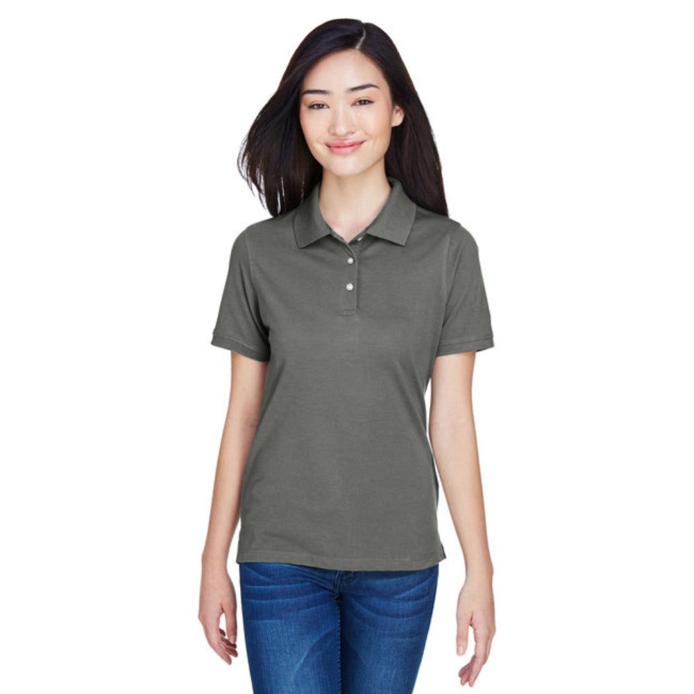 PREMIUM POLO T-SHIRT 65/35 POLY COTTON BLEND HARRITON